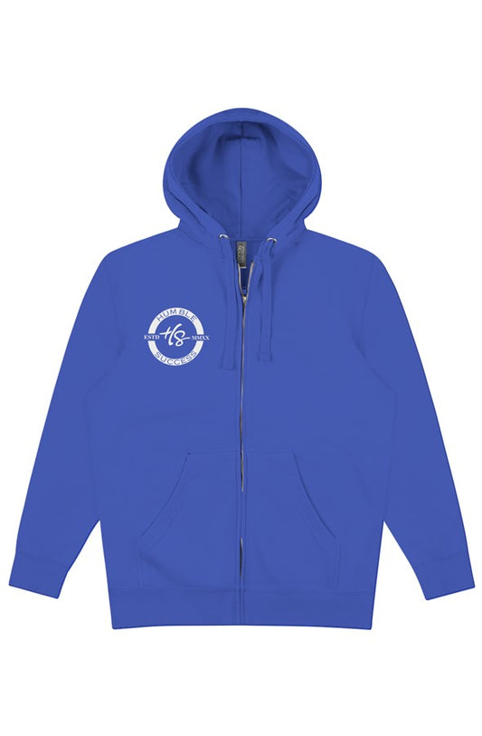 Humble Success Zip Hoodie White