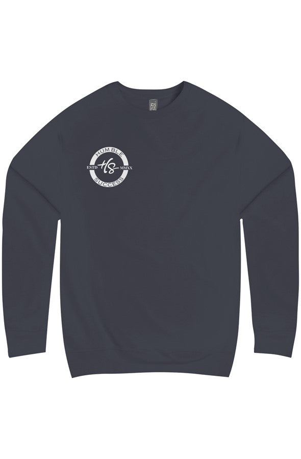 HS Premium Crewneck White Logo Neck Label
