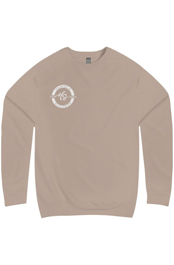 HS Premium Crewneck White Logo Neck Label