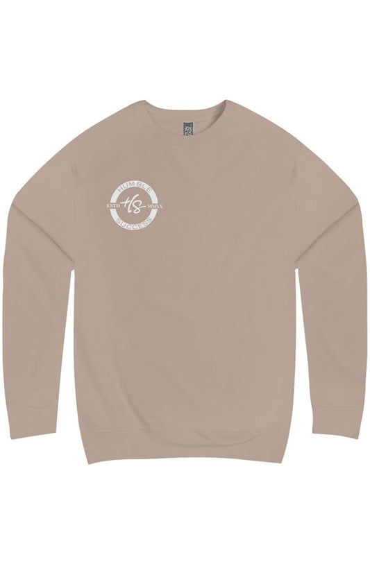 HS Premium Crewneck White Logo Neck Label