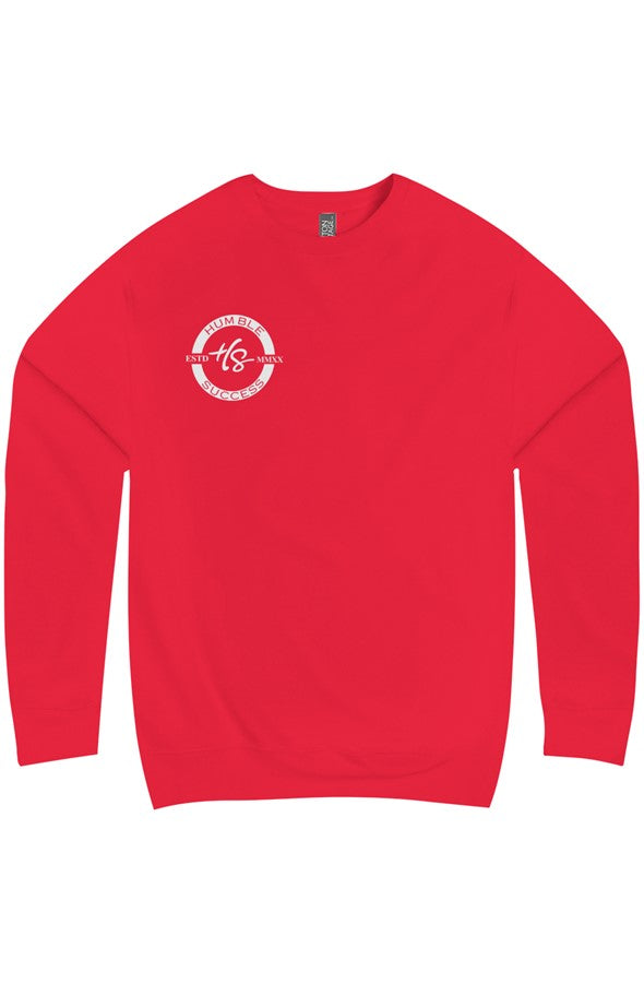 HS Premium Crewneck White Logo Neck Label